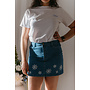 Lilly Denim Flower Skirt