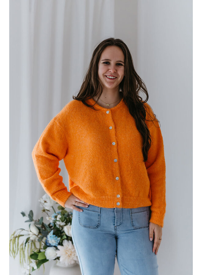 Maeve Cardigan Orange