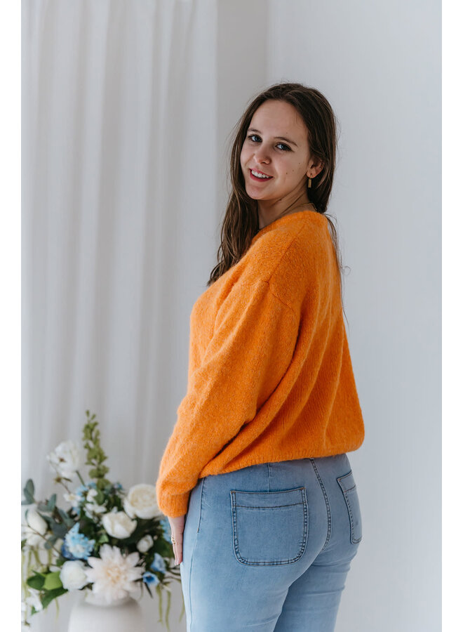 Maeve Cardigan Orange