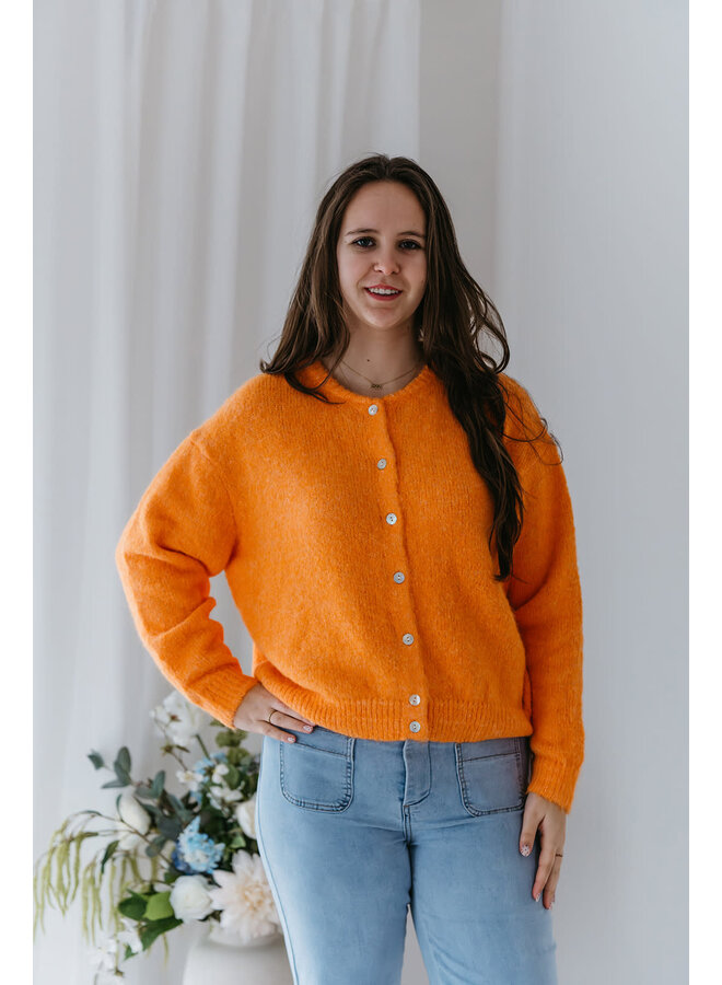 Maeve Cardigan Orange