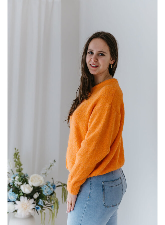 Maeve Cardigan Orange