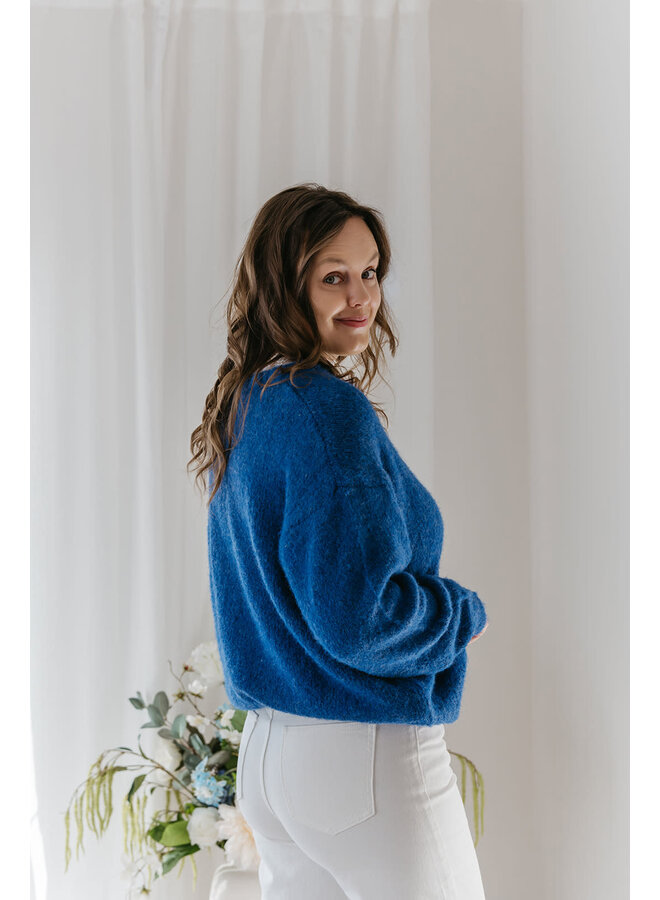 Maeve Cardigan Electric Blue