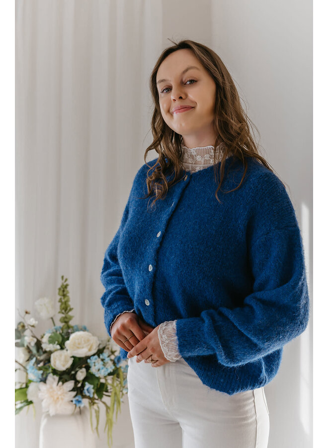 Maeve Cardigan Electric Blue