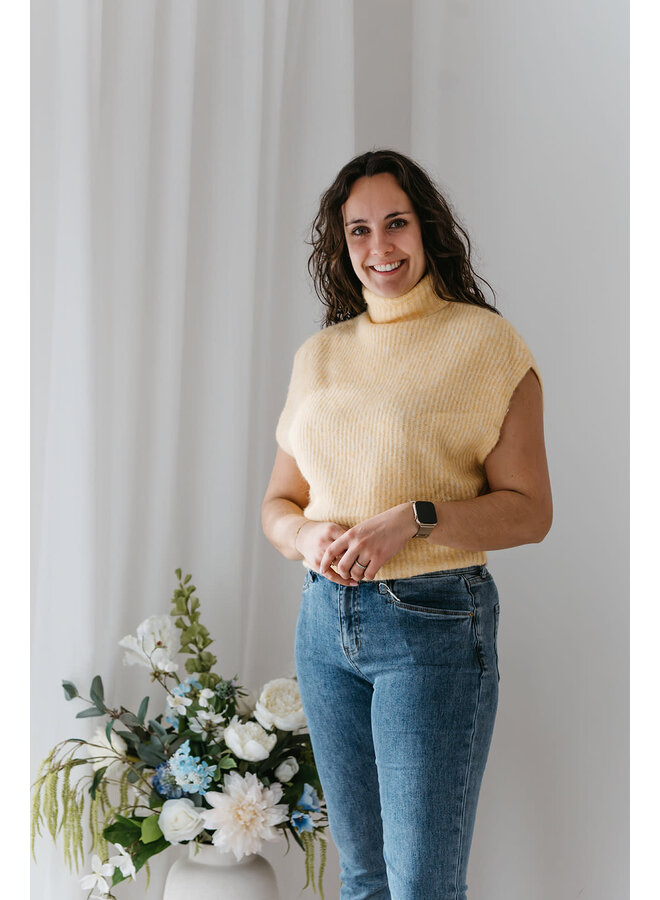 Stella Rollneck Spencer Yellow