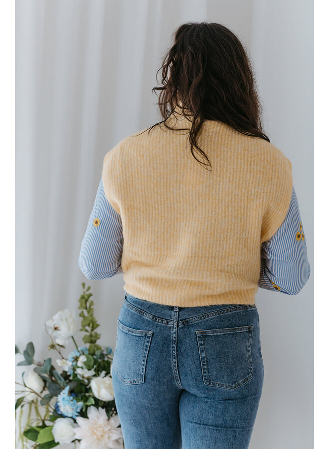 Stella Rollneck Spencer Yellow