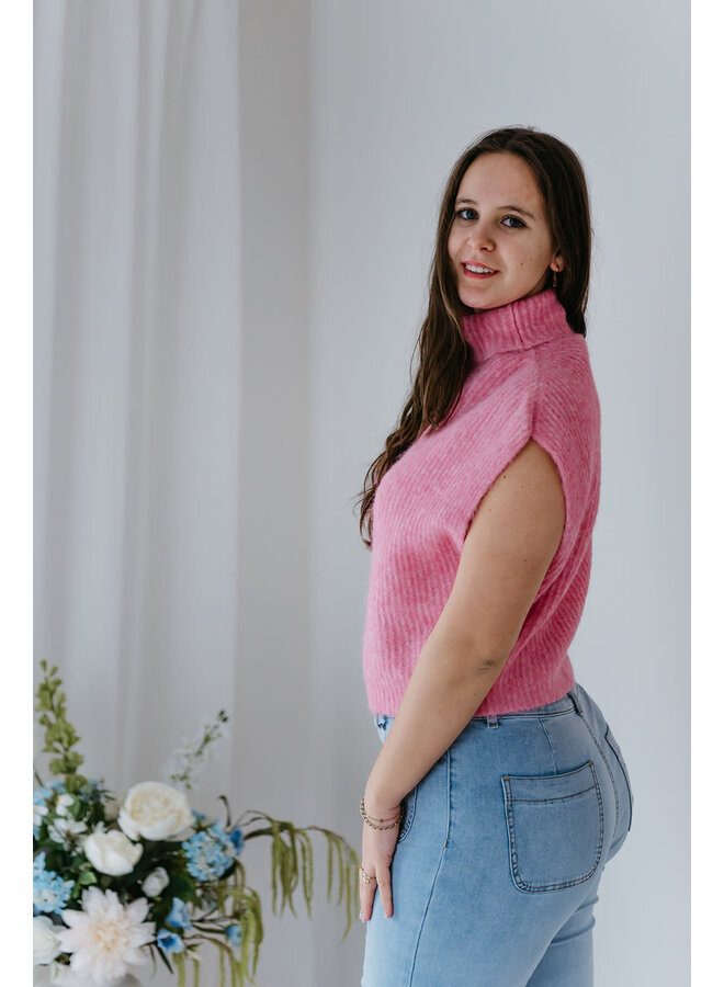 Stella Rollneck Spencer Pink