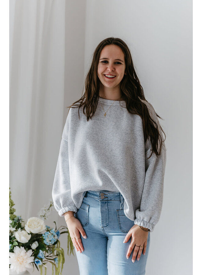 Dogmom Sweater Grey-Multi Color