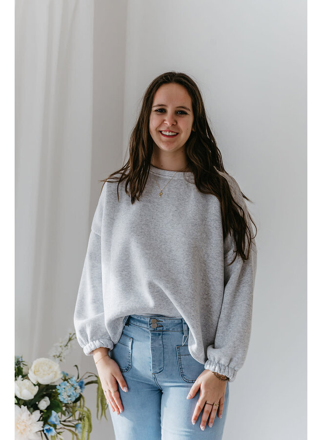 Dogmom Sweater Grey-Multi Color