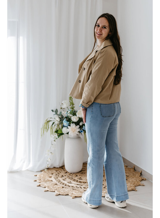 Nelle Short Trench Coat