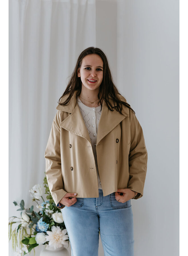 Nelle Short Trench Coat