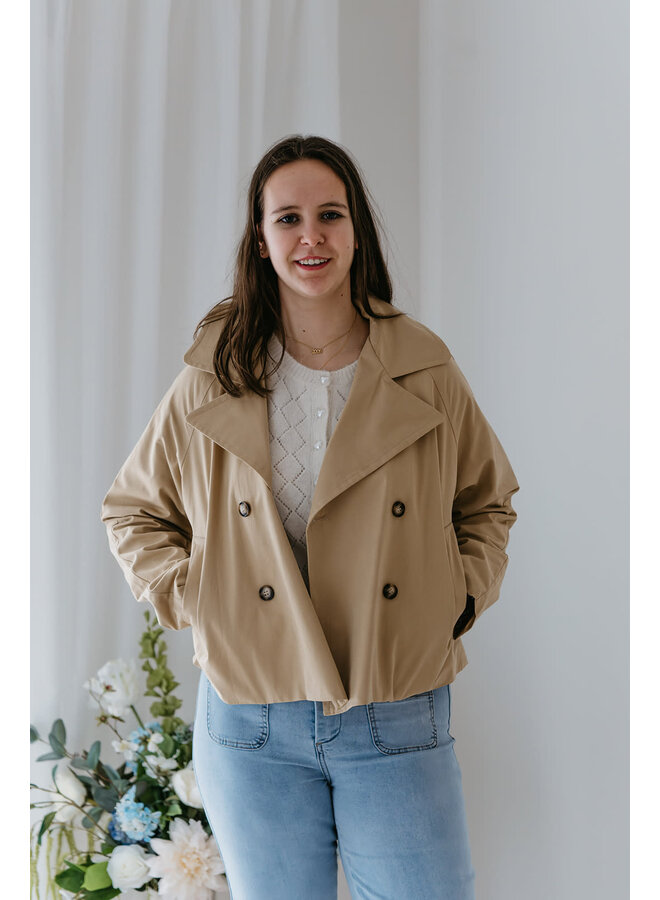 Nelle Short Trench Coat