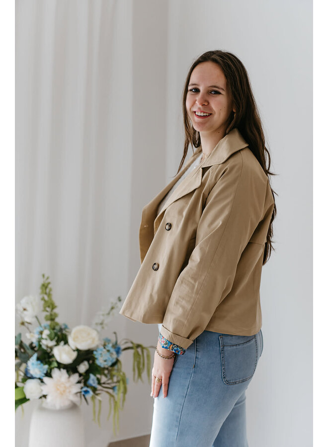 Nelle Short Trench Coat