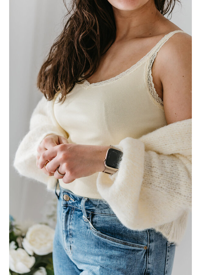 Louise Basic Top Yellow