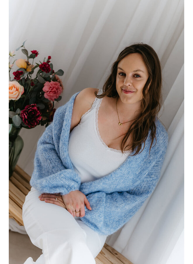 Louise Basic Top White