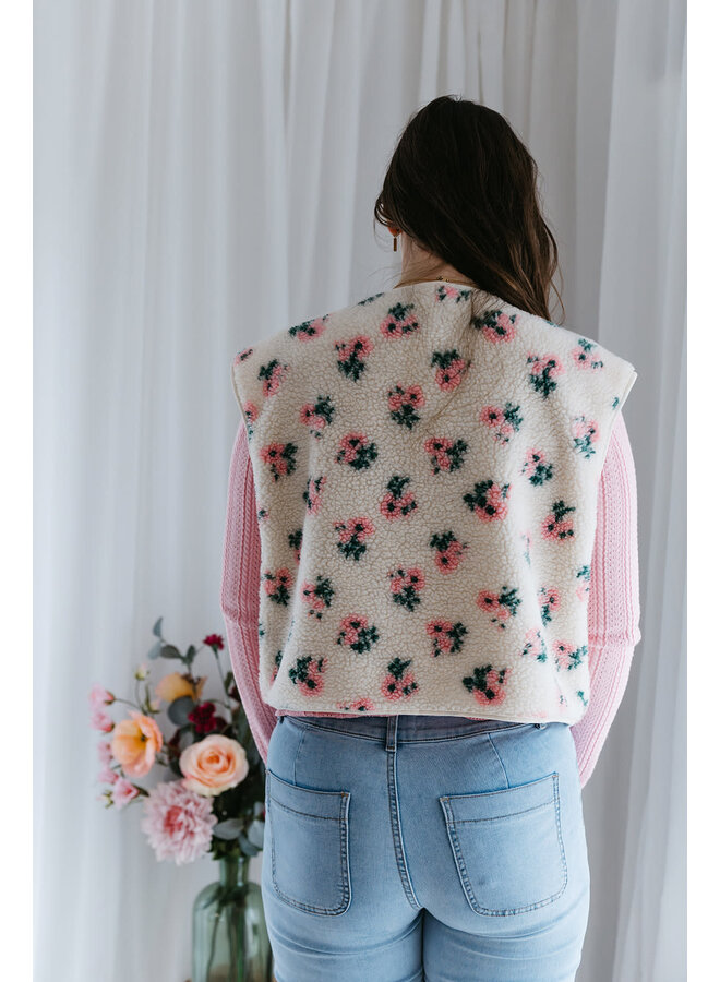 Chloé Flower Vest Pink