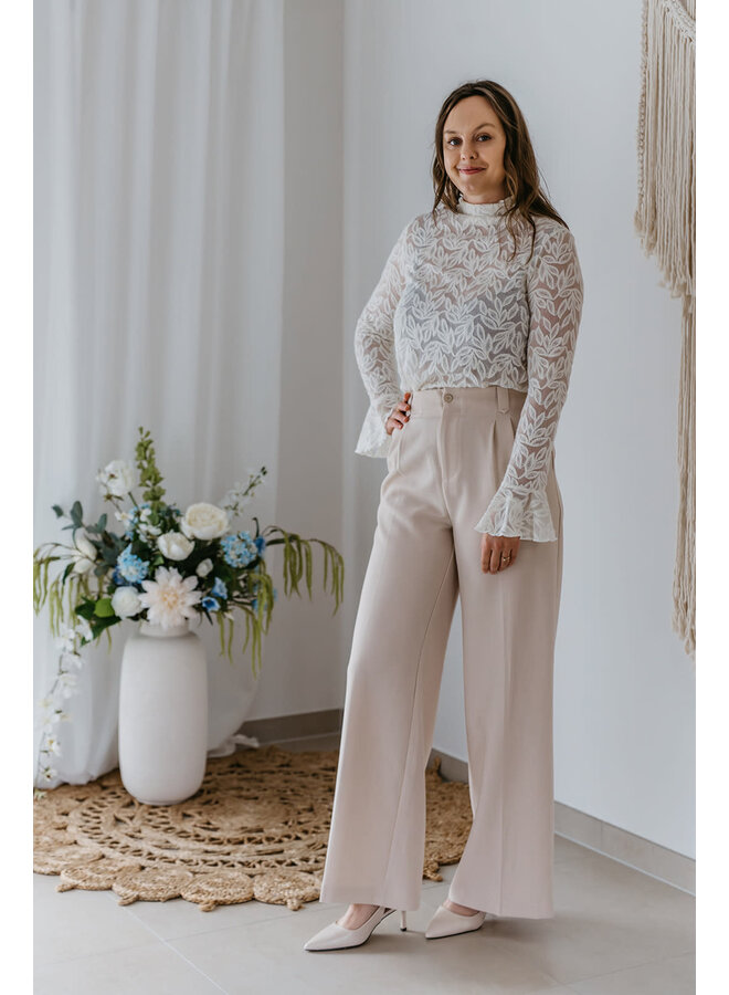 Maeve Lace Top White