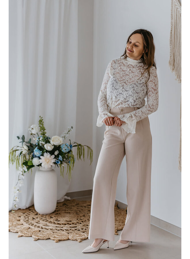 Maeve Lace Top White