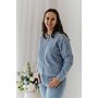 Emilia Heart Cardigan Blue
