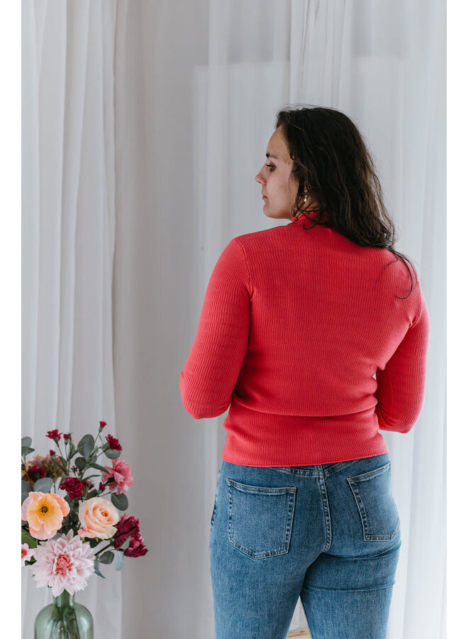 Axelle Basic Top Light Orange