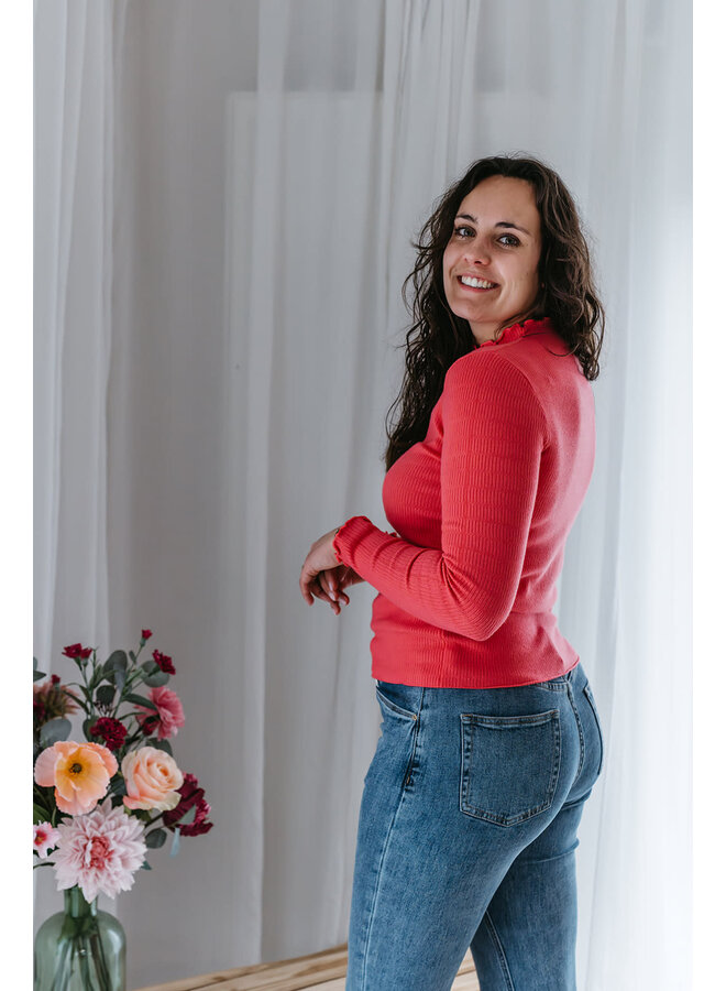 Axelle Basic Top Light Orange