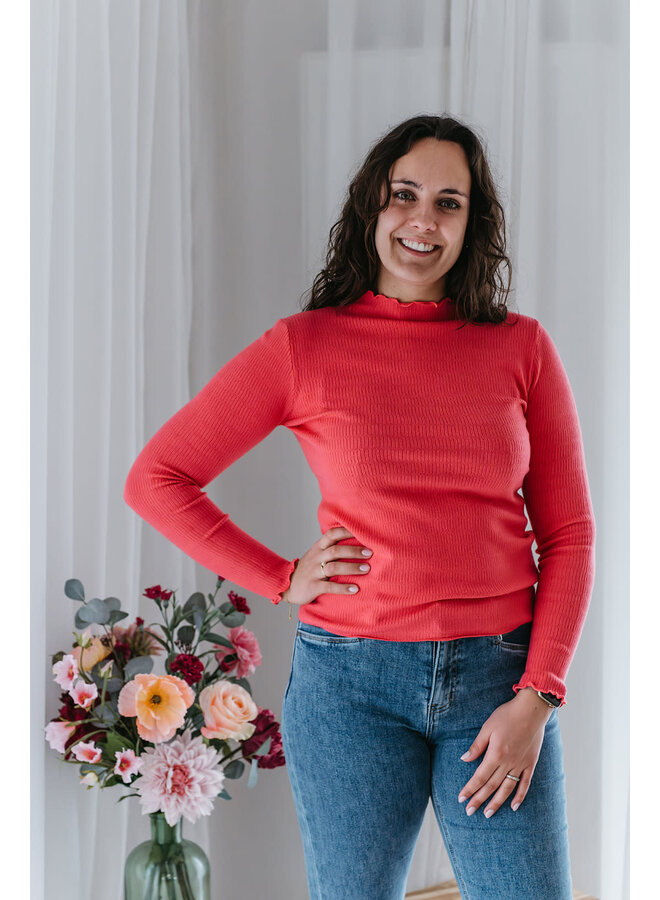 Axelle Basic Top Light Orange