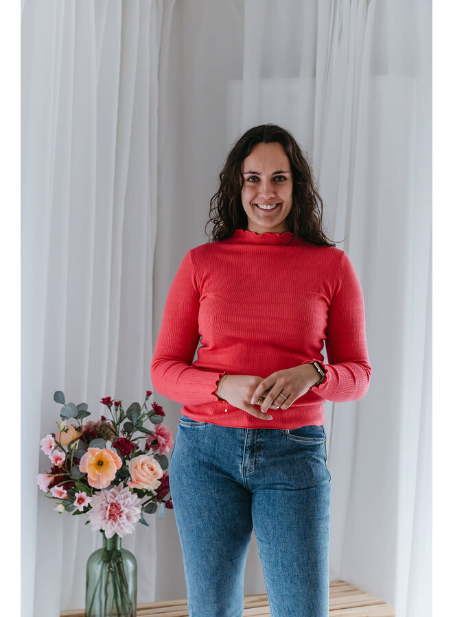 Axelle Basic Top Light Orange