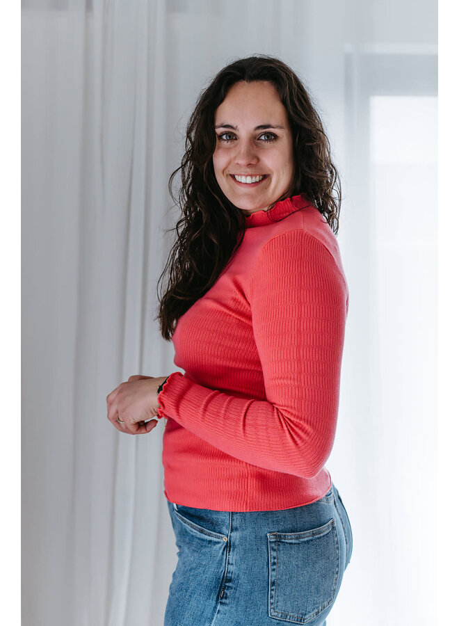 Axelle Basic Top Light Orange