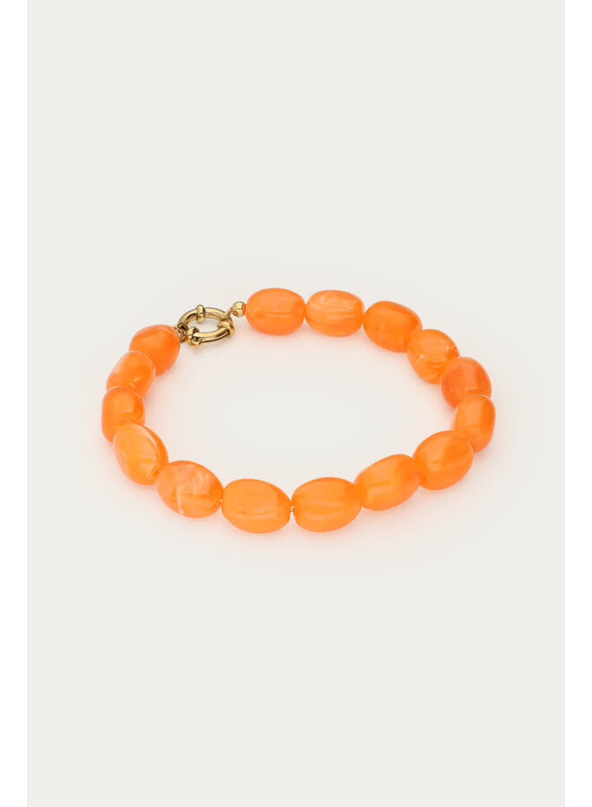 Oranje Kralenarmband