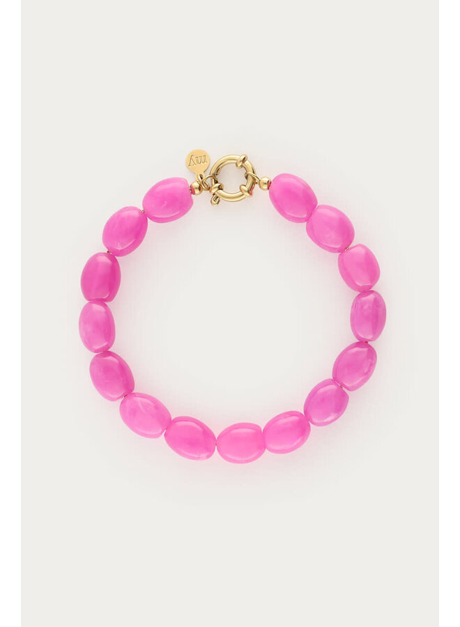 Fuchsia Kralenarmband