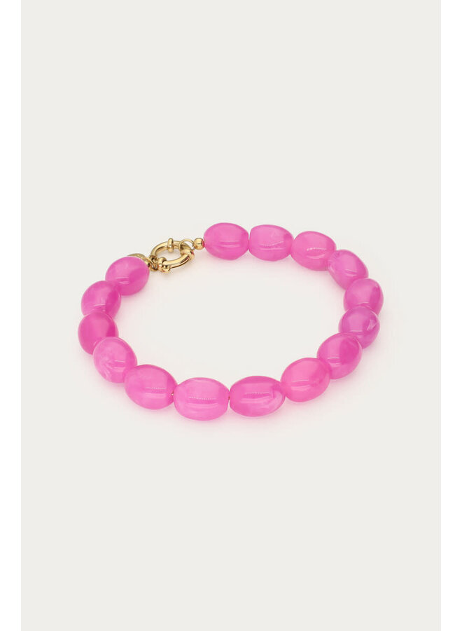 Fuchsia Kralenarmband
