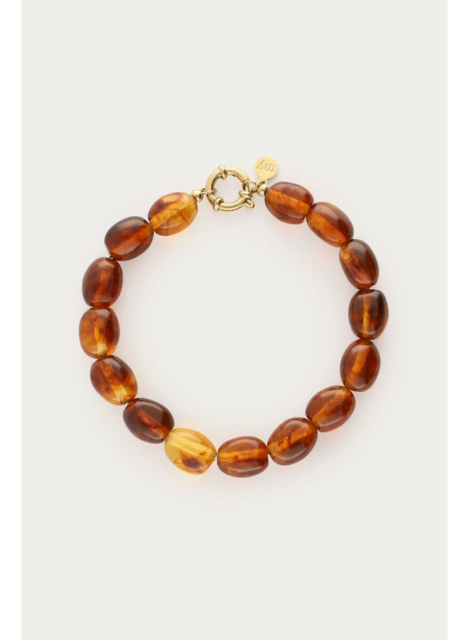 Bruine Kralenarmband