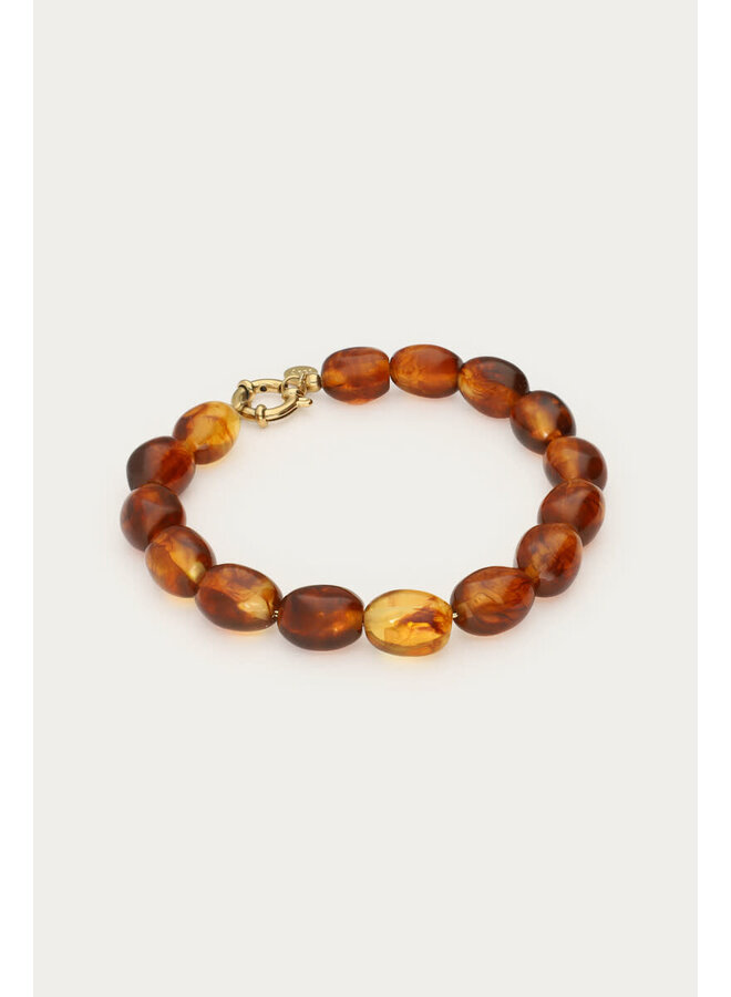Bruine Kralenarmband