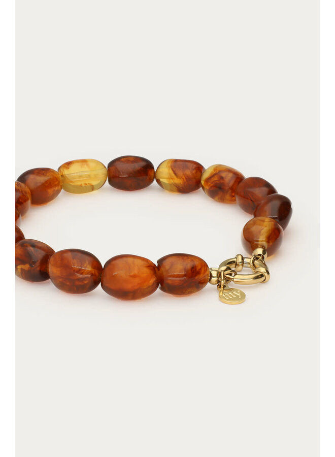 Bruine Kralenarmband