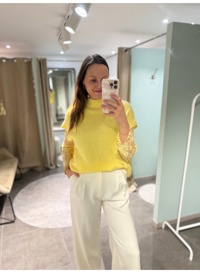 Aurora Trousers White