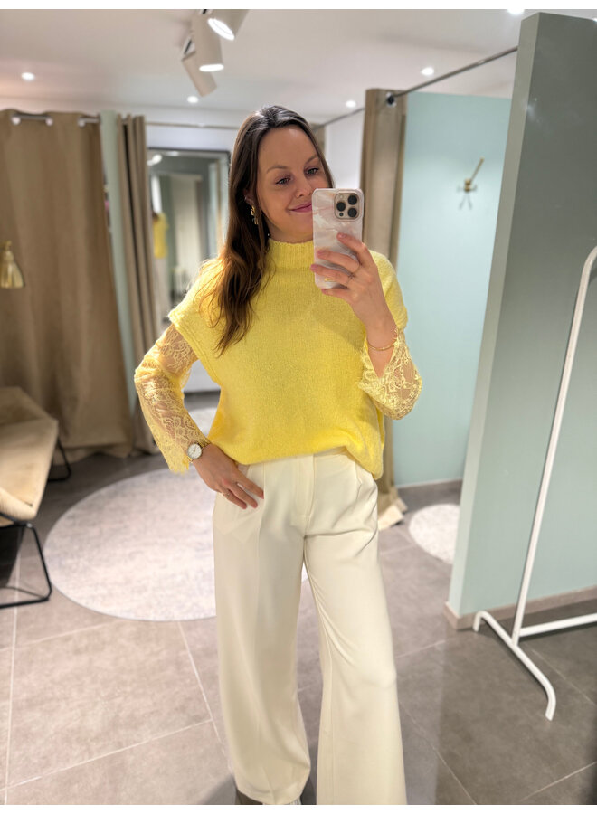 Aurora Trousers White