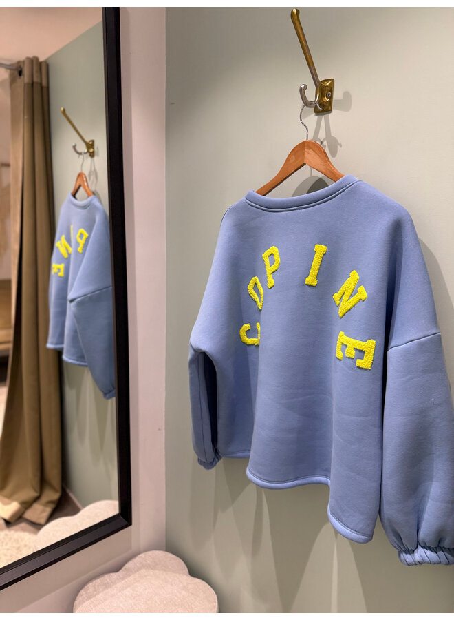 Copine Sweater Blue-Yellow