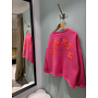 Dogmom Sweater Fuchsia-Orange