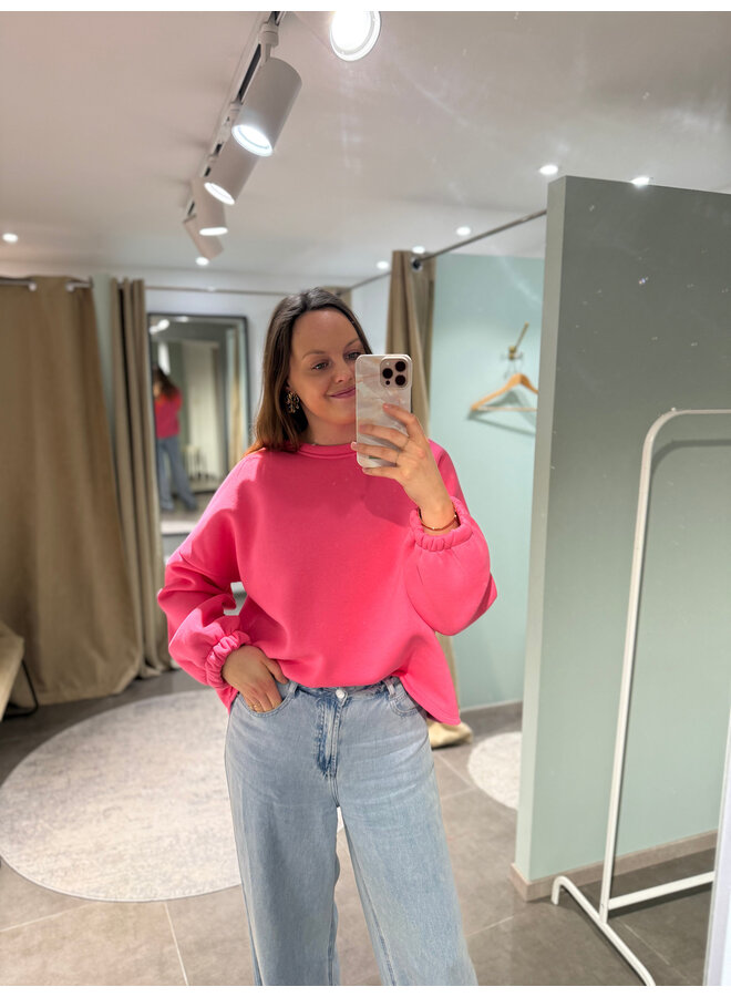 Dogmom Sweater Fuchsia-Orange