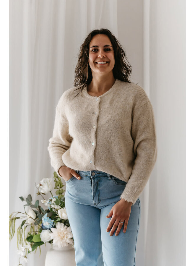 Maeve Cardigan Beige