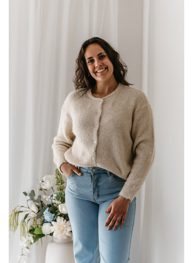 Maeve Cardigan Beige