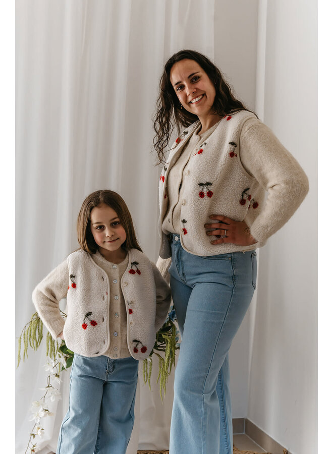 Maeve Cardigan Mini Beige