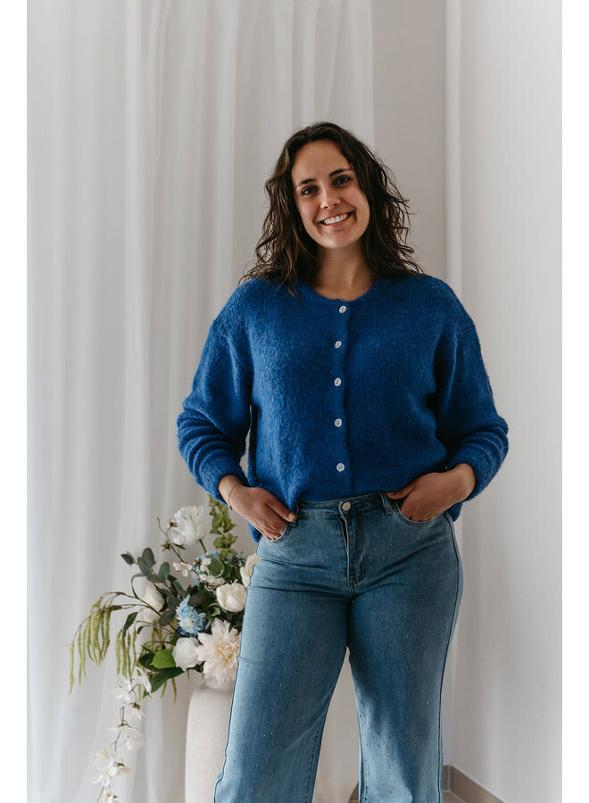 Maeve Cardigan Electric Blue