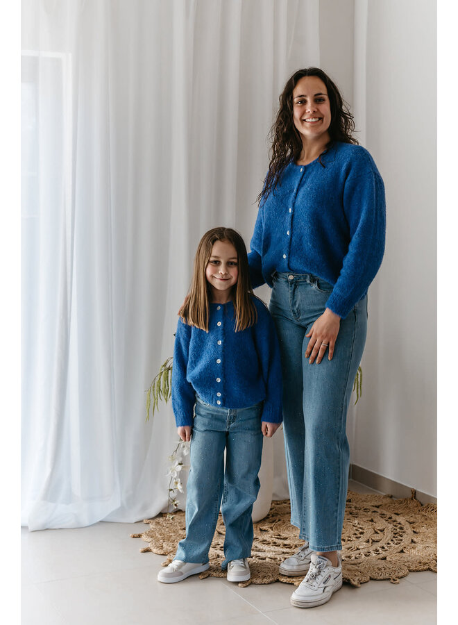 Maeve Cardigan Mini Electric Blue