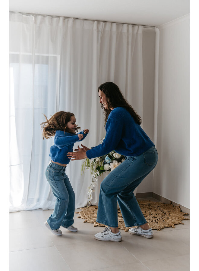 Maeve Cardigan Mini Electric Blue