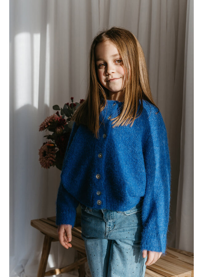 Maeve Cardigan Mini Electric Blue
