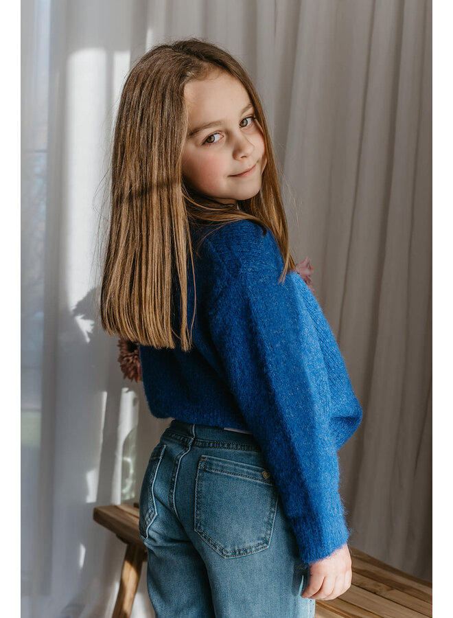 Maeve Cardigan Mini Electric Blue