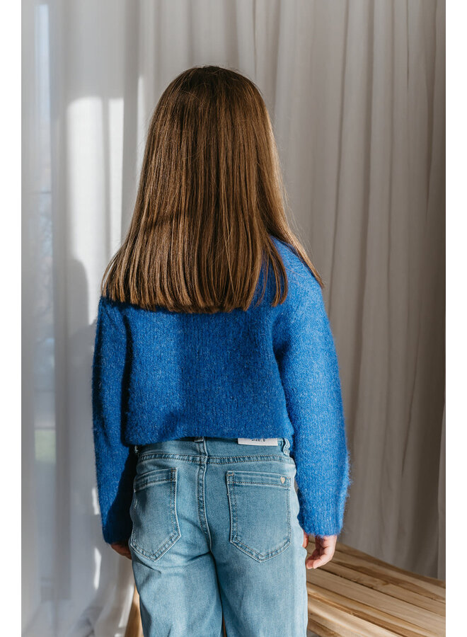 Maeve Cardigan Mini Electric Blue