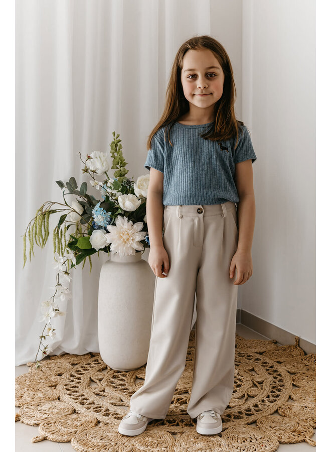 Célia Trousers Mini Beige