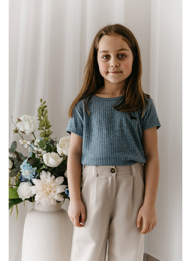 Célia Trousers Mini Beige