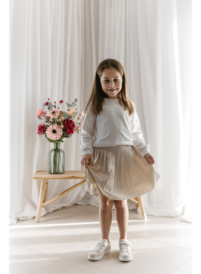 Brunch Club Sweater Mini Beige